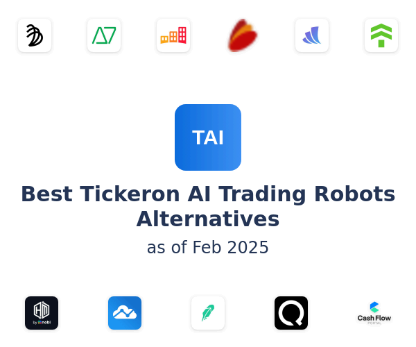 Best Tickeron AI Trading Robots Alternatives