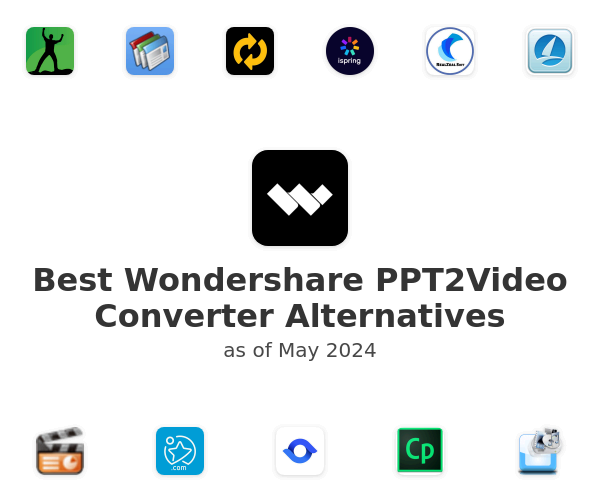 Best Wondershare PPT2Video Converter Alternatives