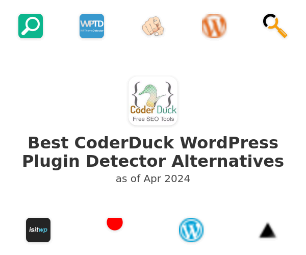 Best CoderDuck WordPress Plugin Detector Alternatives