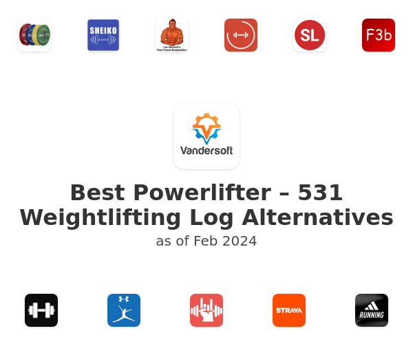Best Powerlifter – 531 Weightlifting Log Alternatives