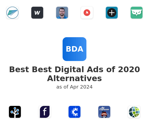 Best Best Digital Ads of 2020 Alternatives
