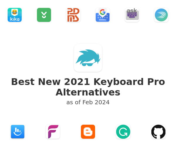 Best New 2021 Keyboard Pro Alternatives