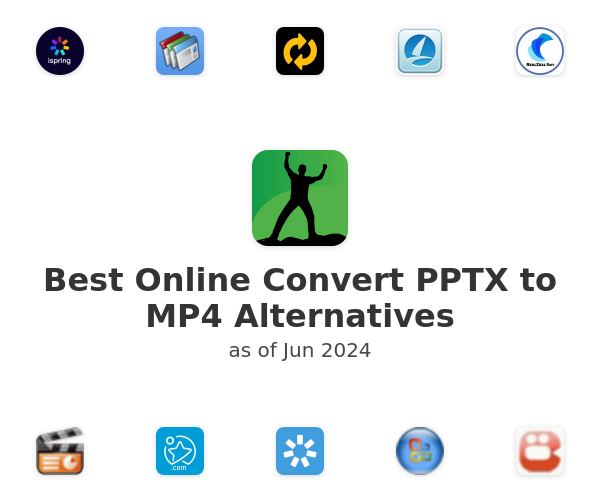 Best Online Convert PPTX to MP4 Alternatives