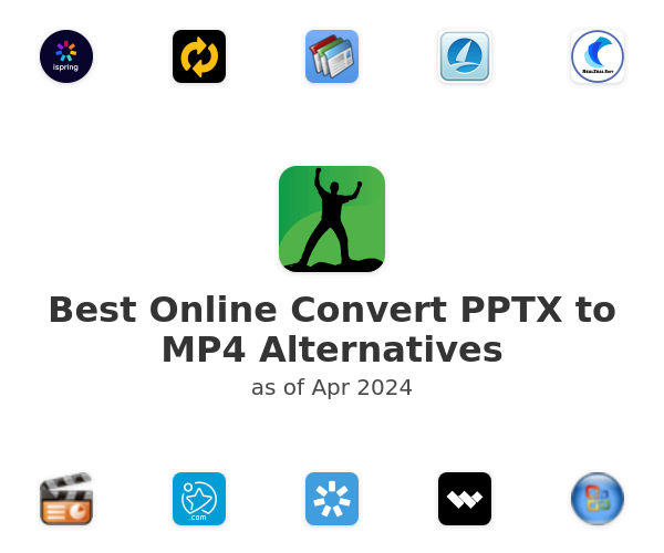 Best Online Convert PPTX to MP4 Alternatives