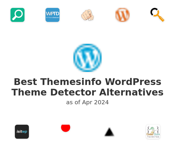 Best Themesinfo WordPress Theme Detector Alternatives