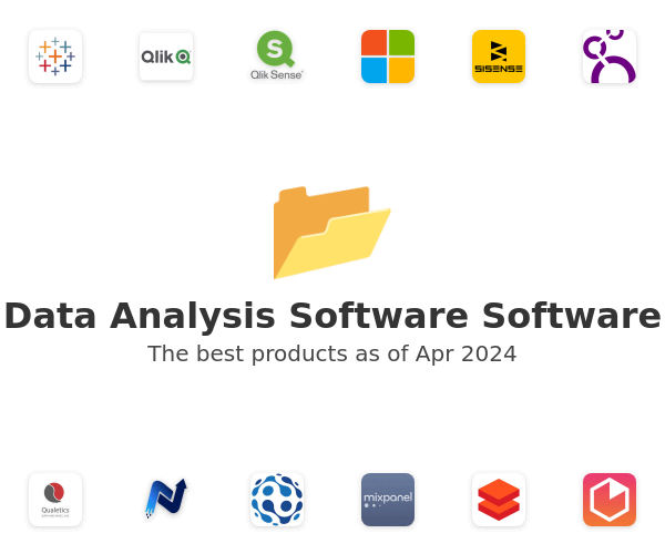 The best Data Analysis Software products
