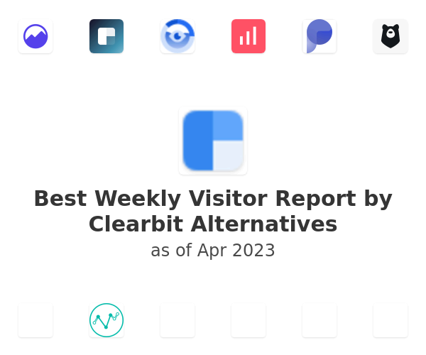 Best Weekly Visitor Report by Clearbit Alternatives