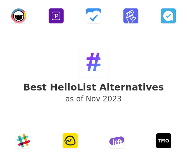 Best HelloList Alternatives