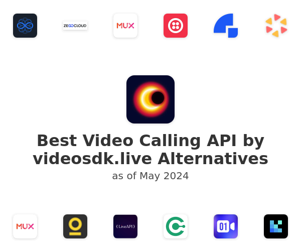 Best Video Calling API by videosdk.live Alternatives