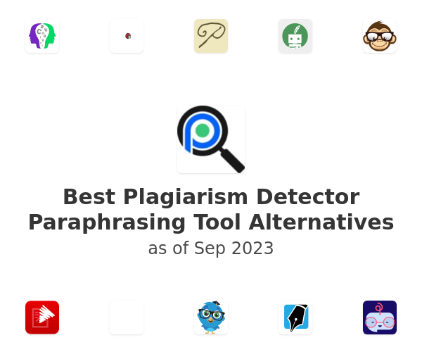 Best Plagiarism Detector Paraphrasing Tool Alternatives