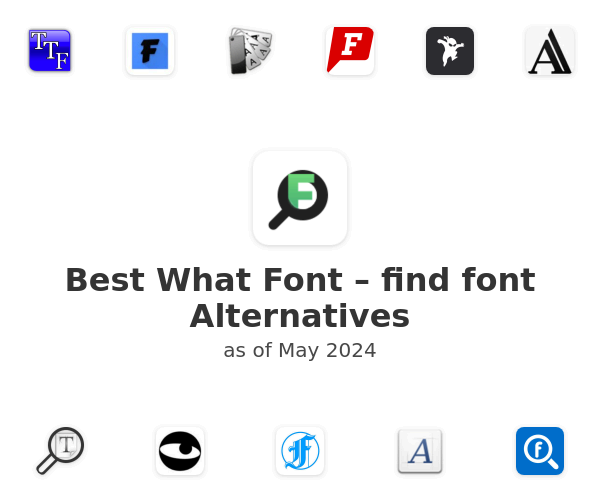 Best What Font – find font Alternatives