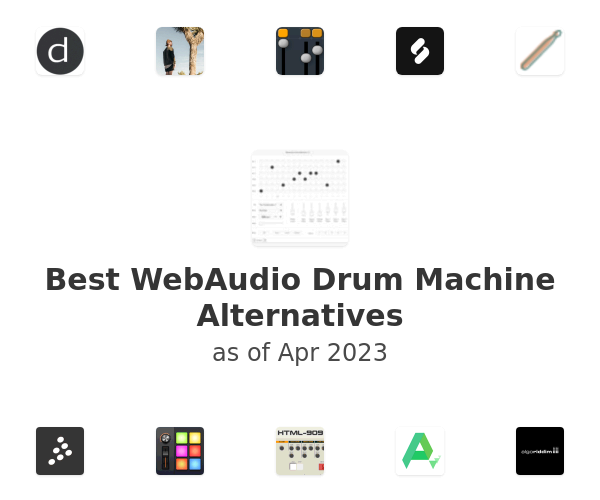 Best WebAudio Drum Machine Alternatives