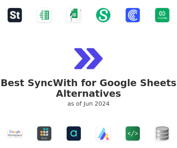 Best SyncWith for Google Sheets Alternatives