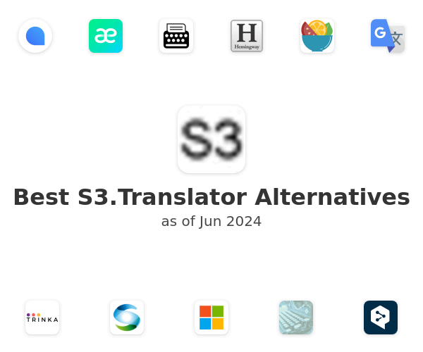 Best S3.Translator Alternatives