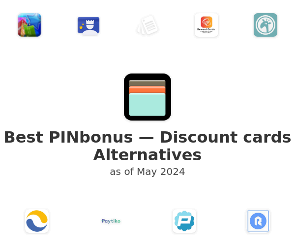 Best PINbonus — Discount cards Alternatives