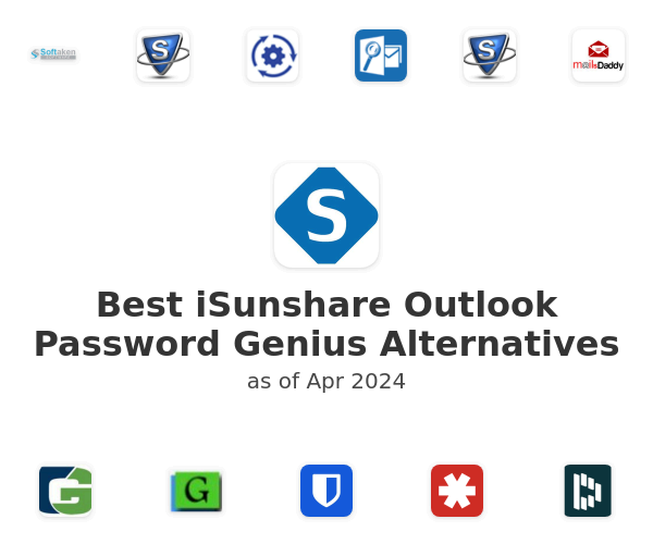 Best iSunshare Outlook Password Genius Alternatives