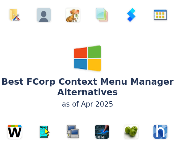 Best FCorp Context Menu Manager Alternatives