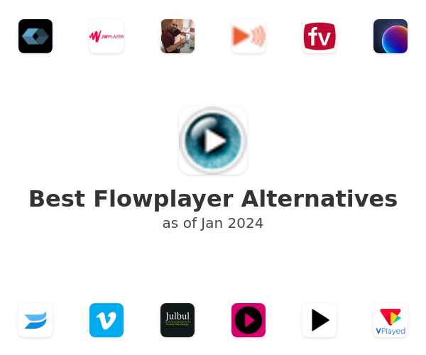 Best Flowplayer Alternatives