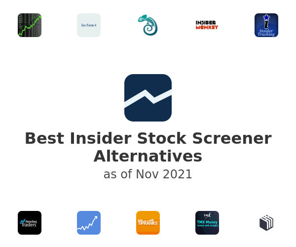 Best Insider Stock Screener Alternatives