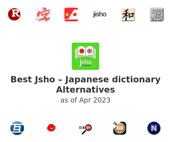Best Jsho – Japanese dictionary Alternatives