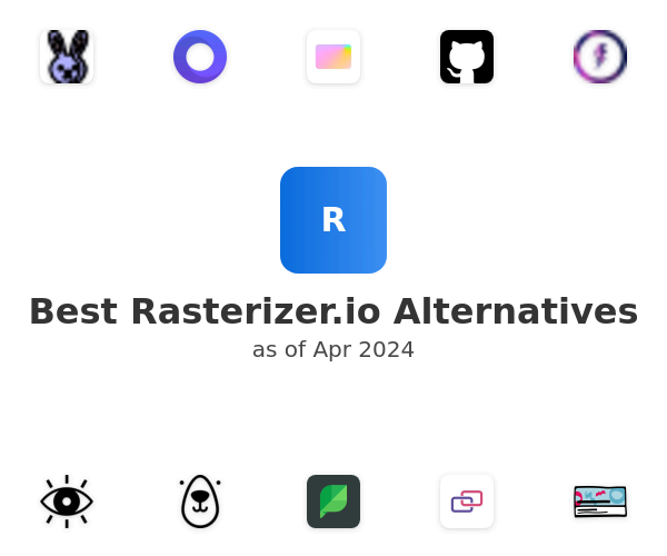 Best Rasterizer.io Alternatives