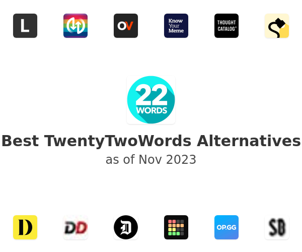 Best TwentyTwoWords Alternatives