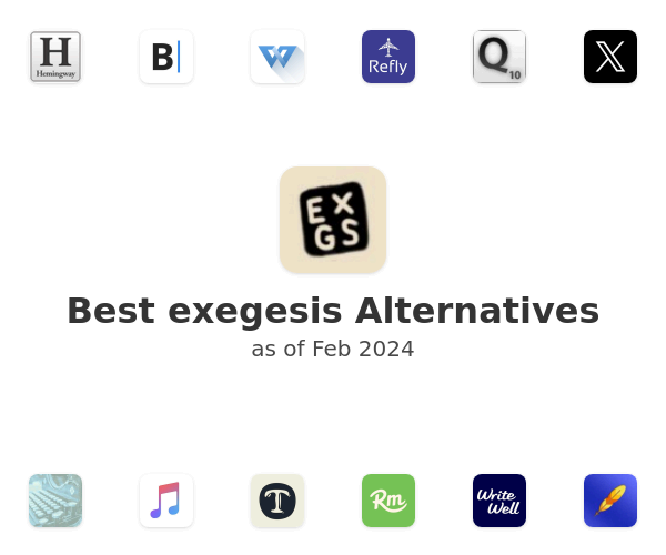 Best exegesis Alternatives