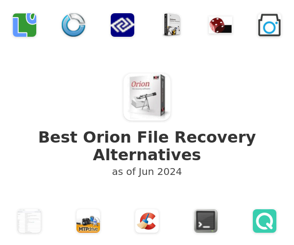 Best Orion File Recovery Alternatives