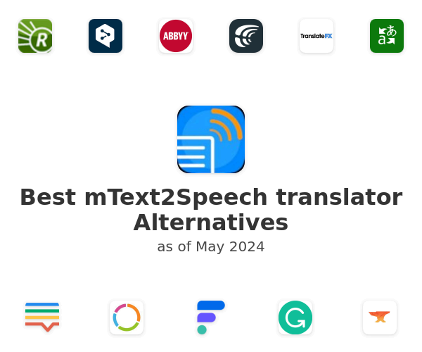 Best mText2Speech translator Alternatives
