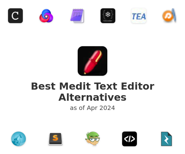 Best Medit Text Editor Alternatives