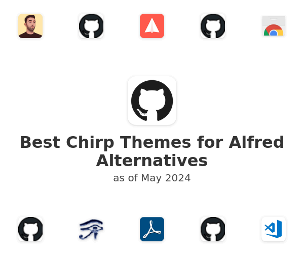 Best Chirp Themes for Alfred Alternatives