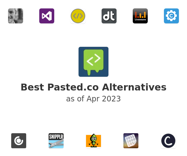 Best Pasted.co Alternatives