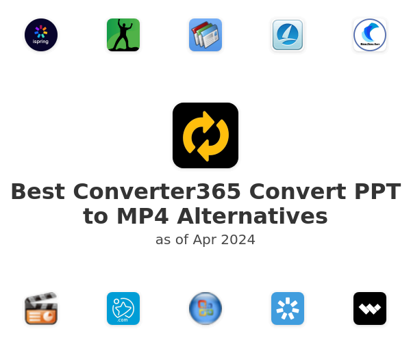 Best Converter365 Convert PPT to MP4 Alternatives