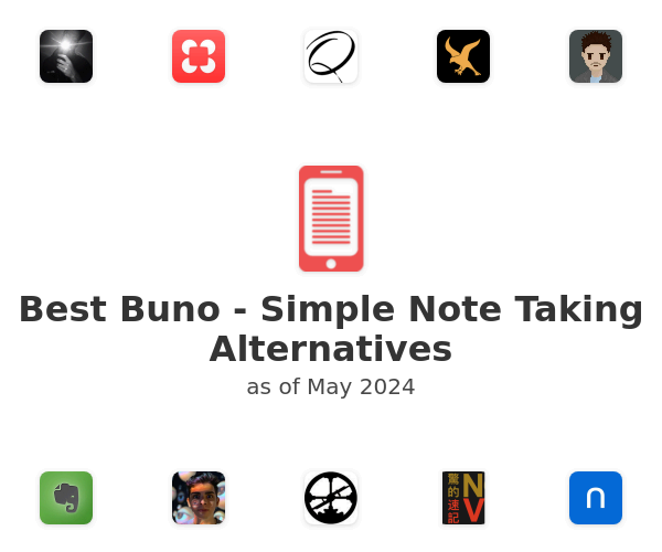 Best Buno - Simple Note Taking Alternatives