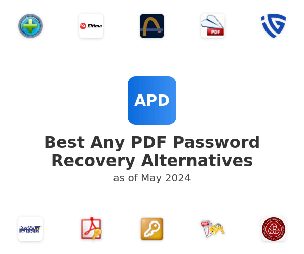Best Any PDF Password Recovery Alternatives
