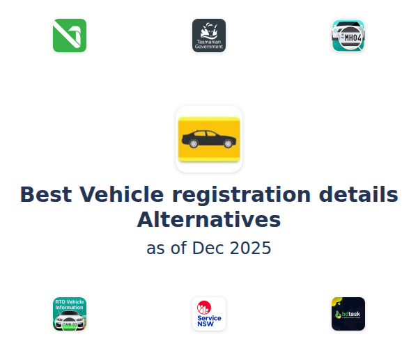 Best Vehicle registration details Alternatives