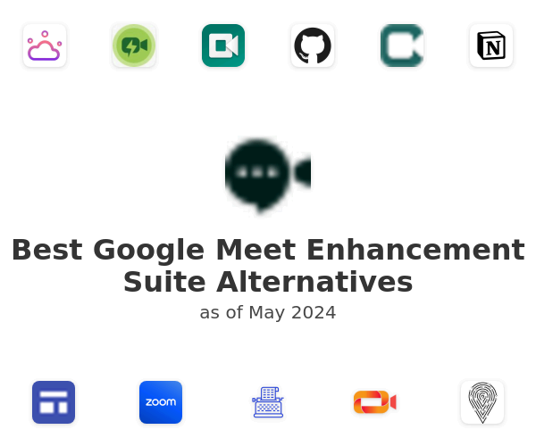 Best Google Meet Enhancement Suite Alternatives