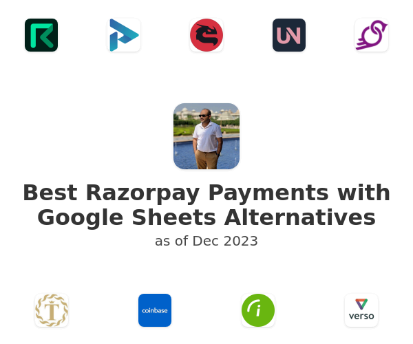 Best Razorpay Payments with Google Sheets Alternatives