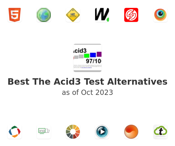 Best The Acid3 Test Alternatives
