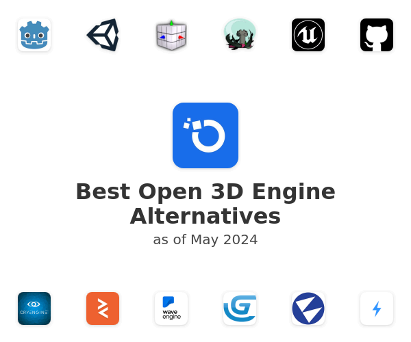 Best Open 3D Engine Alternatives