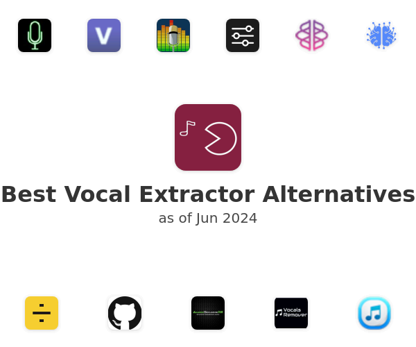 Best Vocal Extractor Alternatives
