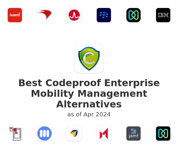 Best Codeproof Enterprise Mobility Management Alternatives