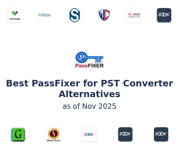 Best PassFixer for PST Converter Alternatives