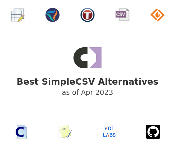 Best SimpleCSV Alternatives