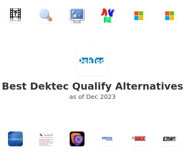 Best Dektec Qualify Alternatives