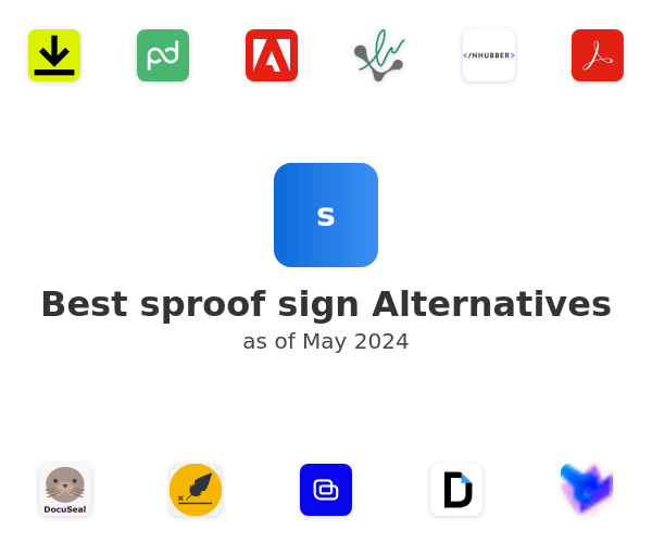 Best sproof sign Alternatives