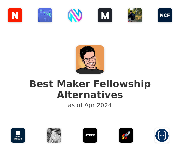 Best Maker Fellowship Alternatives