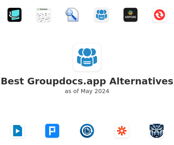 Best Groupdocs.app Alternatives