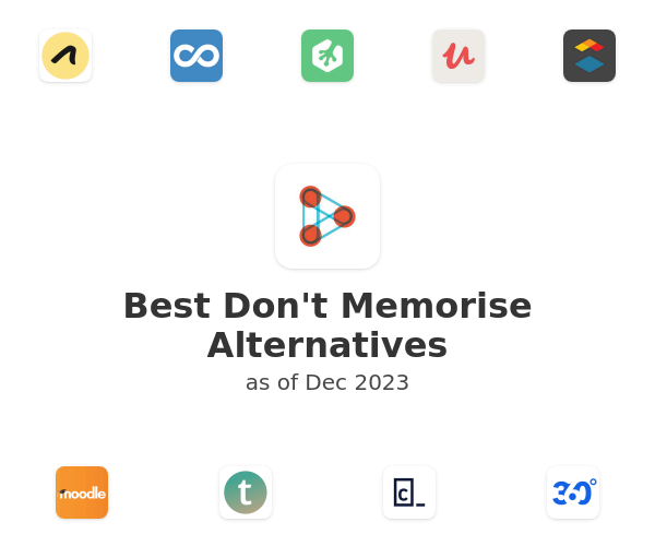 Best Don't Memorise Alternatives