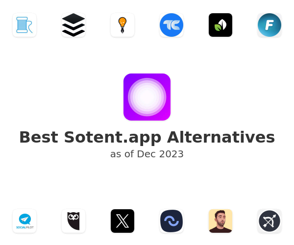 Best Sotent.app Alternatives